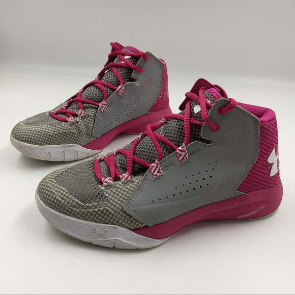 UNDER ARMOUR Torch Fade High Top Basketball Shoes Sz 8 - Picture 5 of 16